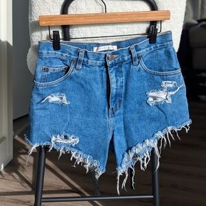 Vintage jean shorts